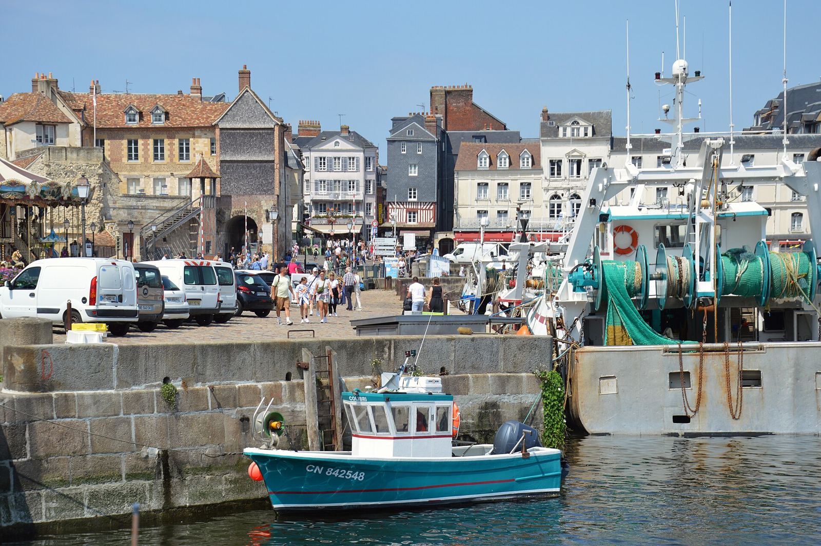 Le quai de la Quarantaine à Honfleur
